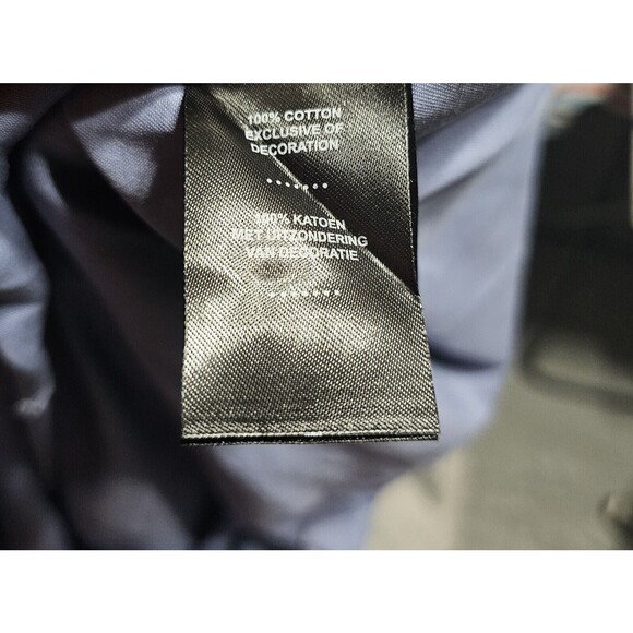 Harley Davidson Men's  3XL Club Crew Short Sleeve Button Down Shirt Colony Blue - Picture 8 of 8